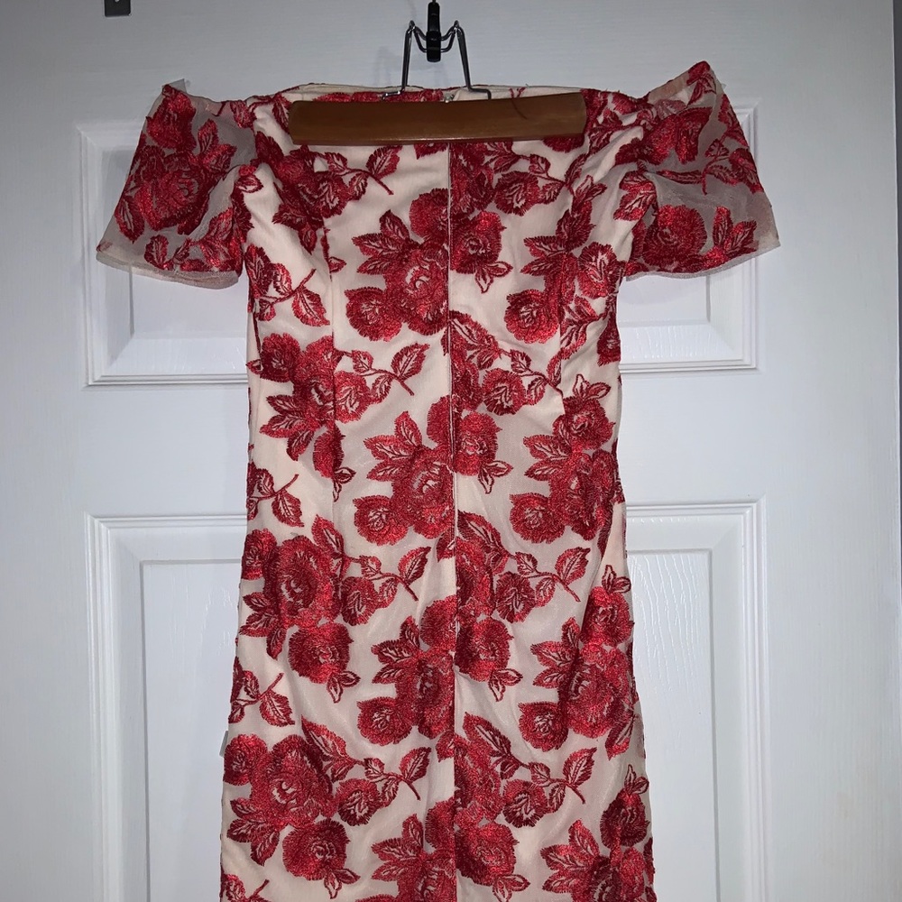 Karl lagerfeld floral off shoulder dress - Picture 5 of 5
